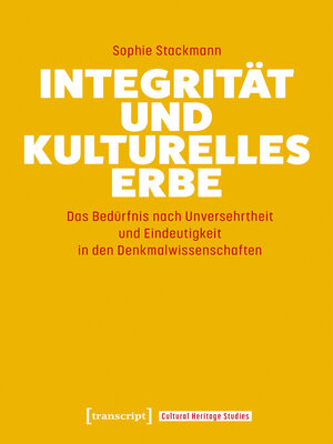 cover image of Integrität und kulturelles Erbe